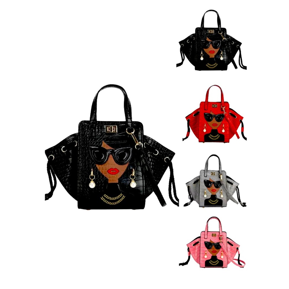 3D African American Women Crossbody Handbag - Mother’s Day
